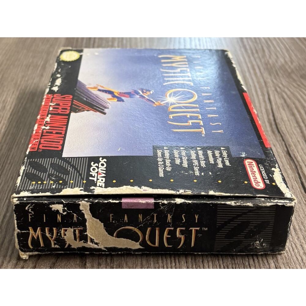 Final Fantasy Mystic Quest Super Nintendo SNES CIB Complete In Box w/ Manual - Picture 7 of 16